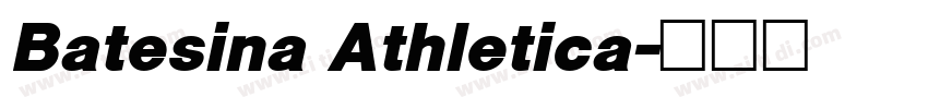 Batesina Athletica字体转换